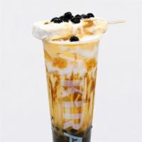 Akira Bomb (2.0) · brown sugar boba ,fresh milk ,tiger boba ice cream . NON CAFFEINE