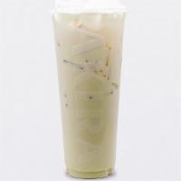 Iced Oolong Green Milk Tea (22 Oz) · 