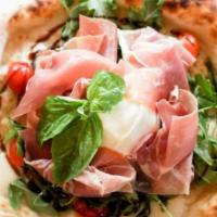 Pappalecco · Fior Di Latte Mozzarella, Cherry Tomatoes, Arugula, Crudo Prosciutto, Burrata Cheese, Italia...