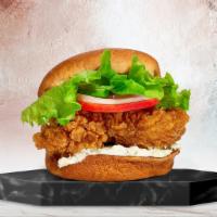 Fried To Be Nice (Fried Chicken Sandwich) · Crispy fried chicken topped with green leaf lettuce, mayonnaise and tomatoes. Served on a gr...