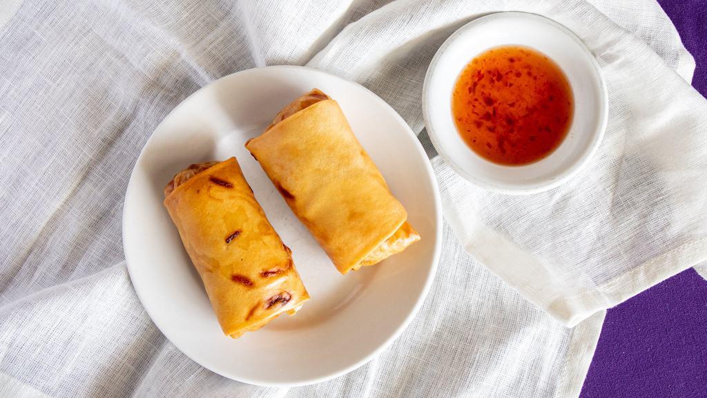 Egg Rolls · Served with sweet and sour sauce.