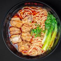 Spare Ribs Noodles · Spicy. With Soup.