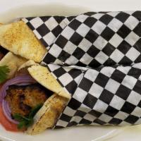 Beef Lula Wrap · Includes 2 pita wraps of beef lula filled with special sauce ,onion, tomato ,herbs and spices