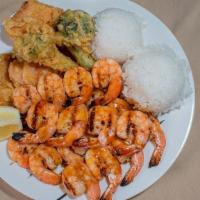Grilled Shrimp Plate · 