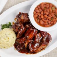 Rib Tips · 1/2 lb. Each meal comes with 2 sides.
