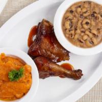 Smoked Chicken · 2 pcs. Each meal comes with 2 sides,