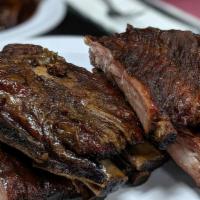 Pork Ribs · Include barbeque sauce on the side.