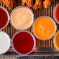 Dipping Sauces · Homemade Ranch. Buffalo. Honey Mustard. Carolina BBQ. Chili Honey. Cheese Sauce. Bruxie Sauc...