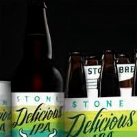 Stone Delicious Ipa | 6-Pack, Cans · Made to reduce gluten but not flavor with bright citrus flavor.