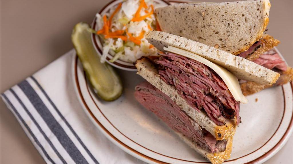 Art And Sandy’S Triple Decker Sandwiches · Rare roast beef, pastrami and swiss cheese.