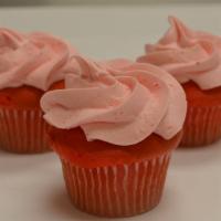 Strawberry Dream · Perfect for spring, strawberries infused in the white cake with strawberry buttercream frost...