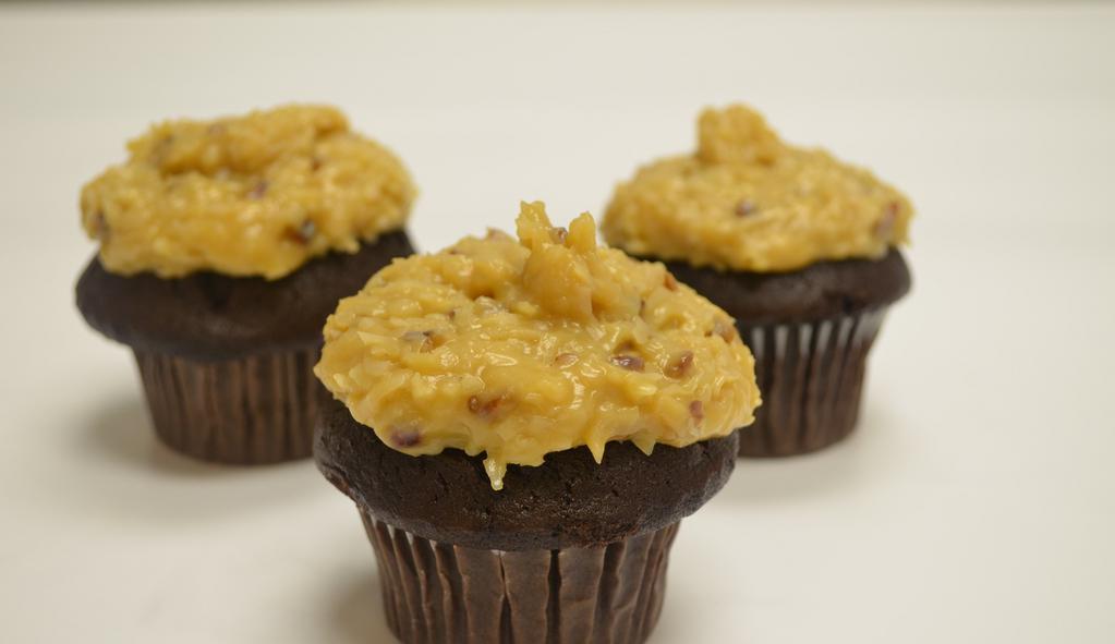 German Chocolate Wish · Rich chocolate cake topped with traditional German Chocolate Frosting.