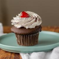 Black Forest · Chocolate cake filled with cherries and topped off with a non-dairy whipped cream.
