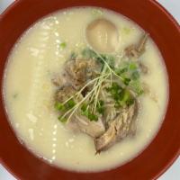 Mon Original Ramen (Tonkotsu) · Original noodle, original soup (pork broth & soy), pork chashu, bean sprout, green onion, ba...
