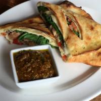 #3. Onion And Bell Pepper Calzone  · Olive, mushroom