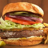 Cheeseburger · Arugula, tomato, onion, pickle, dijon mayo choice of cheddar, Swiss or blue cheese Hawaiian ...