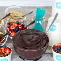 Acai Bowl Kits (Each Serves 6-8) · Each of our handcrafted bowls starts with pure,. antioxidant-packed açaí or pitaya. We blend...