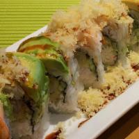 Double Shrimp Roll (8 Pcs) · In: shrimp tempura, crab meat, avocado, cucumber. Out: shrimp, avocado, crunch, eel sauce.