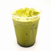 Matcha Latte · Matcha green tea syrup with whole milk