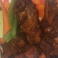 Wings · 6 Wings with ranch and celery sticks