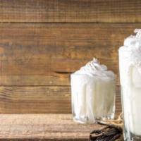Milkshakes · Enjoy our milkshakes which are made with our homemade ice cream and topped with whipped cream