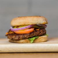Beyond Single Patty · Plant based 100% vegan burgers.