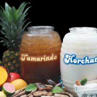 Medium (Mexican Drinks) · Horchata,Jamaica,Strawberry Horchata, Strawberry Limonade , Pineapple