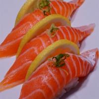 Salmon Sushi (3Pc) · Consuming raw or undercooked food can increase risk of foodborne illness.