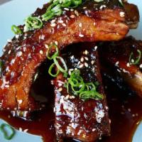Smoked Baby Back Ribs · smoked baby back ribs, pineapple, chili-soy