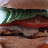 Ray'S Chicken Classic · Charbroiled cajun chicken breast with caramelized onions, avocado, melted provolone, cheese ...