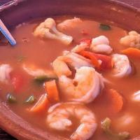 Caldo De Camaron · Shrimp soup