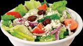 Garden Salad · Lettuce, tomatoes, green peppers, olives and croutons.