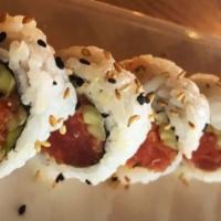 Spicy Tuna Roll · Spicy tuna and cucumber.