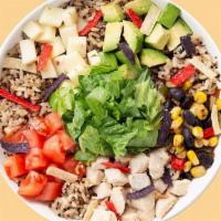 Southwest Chipotle Ranch Warm Grain Bowl · Our Chef-inspired regional favorite starts with Super Grains Blend as a base. It is served w...