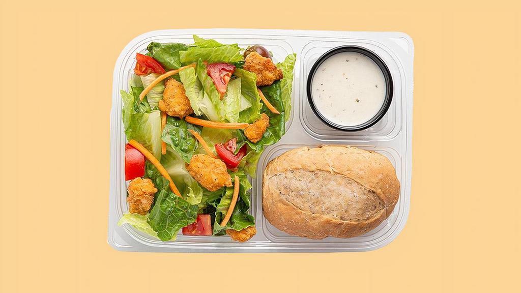 Kids Create Your Own Salad · Encourage originality with a kids-size Create Your Own Salad -- start by customizing your base, choose up to 3 toppings and your dressing. What kind of salad will you create? All Kids Works menu items are served with a Juice Box.