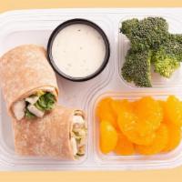 Kids Grilled Chicken Caesar Wrap · This timeless classic featuring Grilled Chicken in a half-wrap size is a favorite among kids...