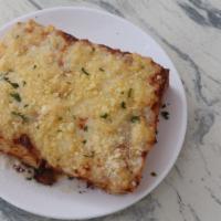 Garlic Cheese Bread · house-made focaccia bread, melted mozzarella, grated parmesan, house marinara dipping sauce