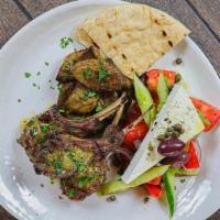 Lamb Chops. · Served with choice of two small bites
