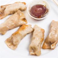 Gyoza (5) · Deep fried pork dumplings.