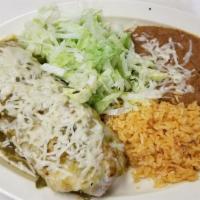Regular Burrito · Rice, Beans, Pico de Gallo & your choice of Meat