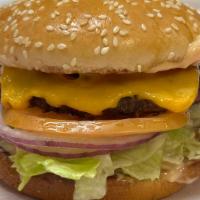 Super (1/4 Lb) Burger Combo · Single quarter-pound burger with lettuce, tomato, onion, pickle, and house sauce.

Medium fr...