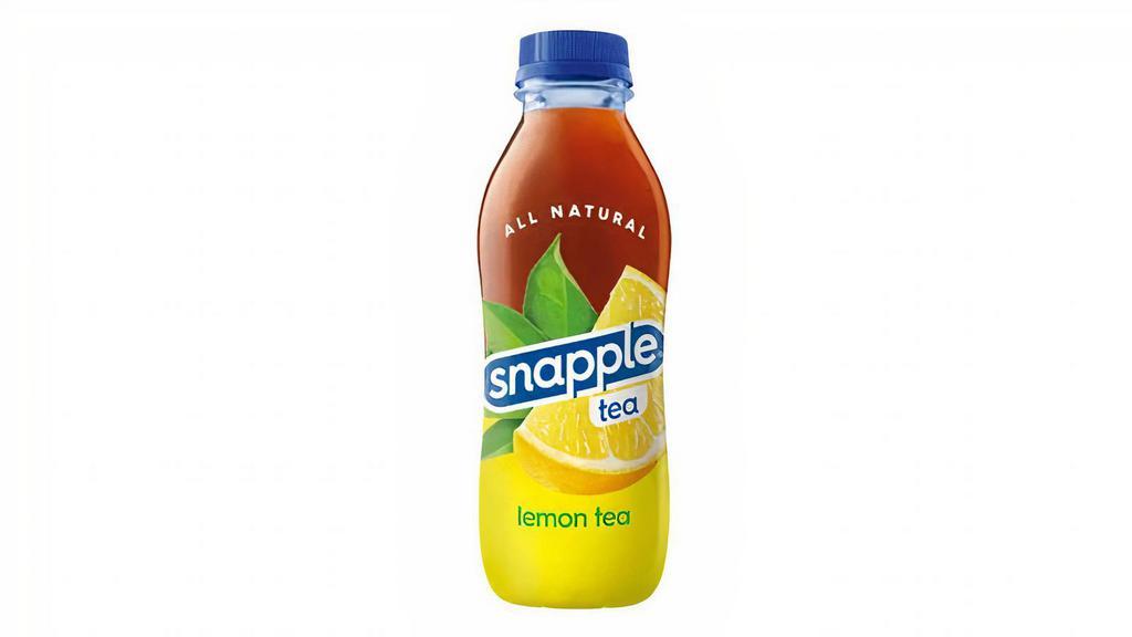 Snapple Lemon Tea · 20oz. Snapple Lemon Tea plastic bottle