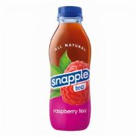 Snapple Raspberry Tea · 20oz. Snapple Raspberry Tea plastic bottle