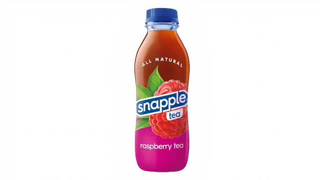 Snapple Raspberry Tea · 20oz. Snapple Raspberry Tea plastic bottle