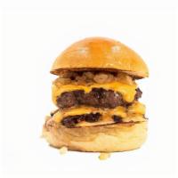 Not So Basic Basic Burger · American cheese | sautéed onion | drive-thru sauce (it’s a secret, but in case your “allergi...