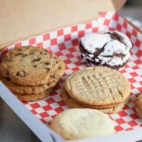 Assorted Dozen (12 Cookies) · An assortment of our six cookie flavors, including the rotating special of the week. Check o...