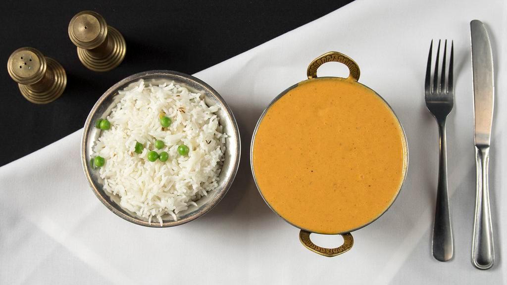 #36. Chicken Tikka Masala · Boneless chicken breast cubes cooked in creamy tikka masala sauce with herbs and spices.