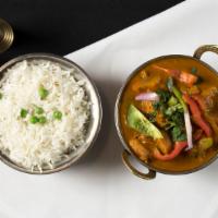 Chicken Kadai · Premium chicken cooked with Himalayan sauce, green and red bell peppers, onions seasoned wit...