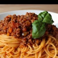 Spaghetti Al Ragu Di Carne · Spaghetti with meat ragout.