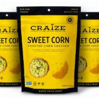 Sweet Corn Toasted Corn Crackers · One of our best sellers! The sweet corn cracker is a must-have for any Craize lover. The cor...
